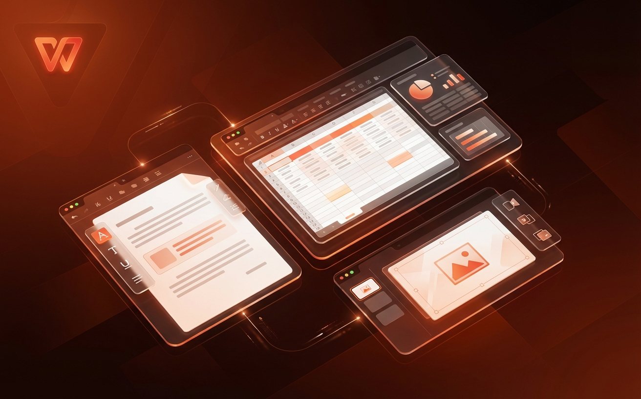 wps安装步骤与首次启动配置界面示意